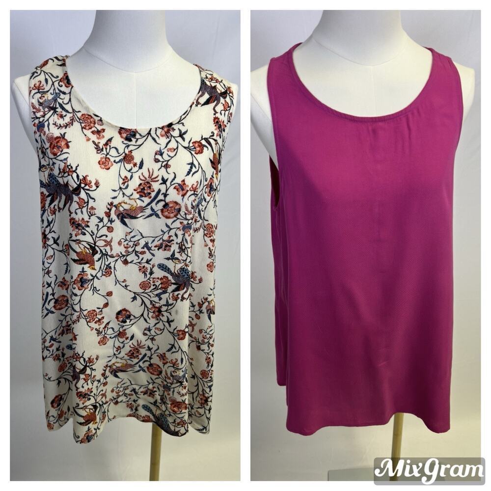 Lot Of 2 Bobeau Sleeveless Women’s Tops Size S